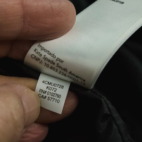 Kate Spade Size XS Black Saturday Moto Asymmetrical Zip Cotton Lined Jacket - Picture 6 of 7